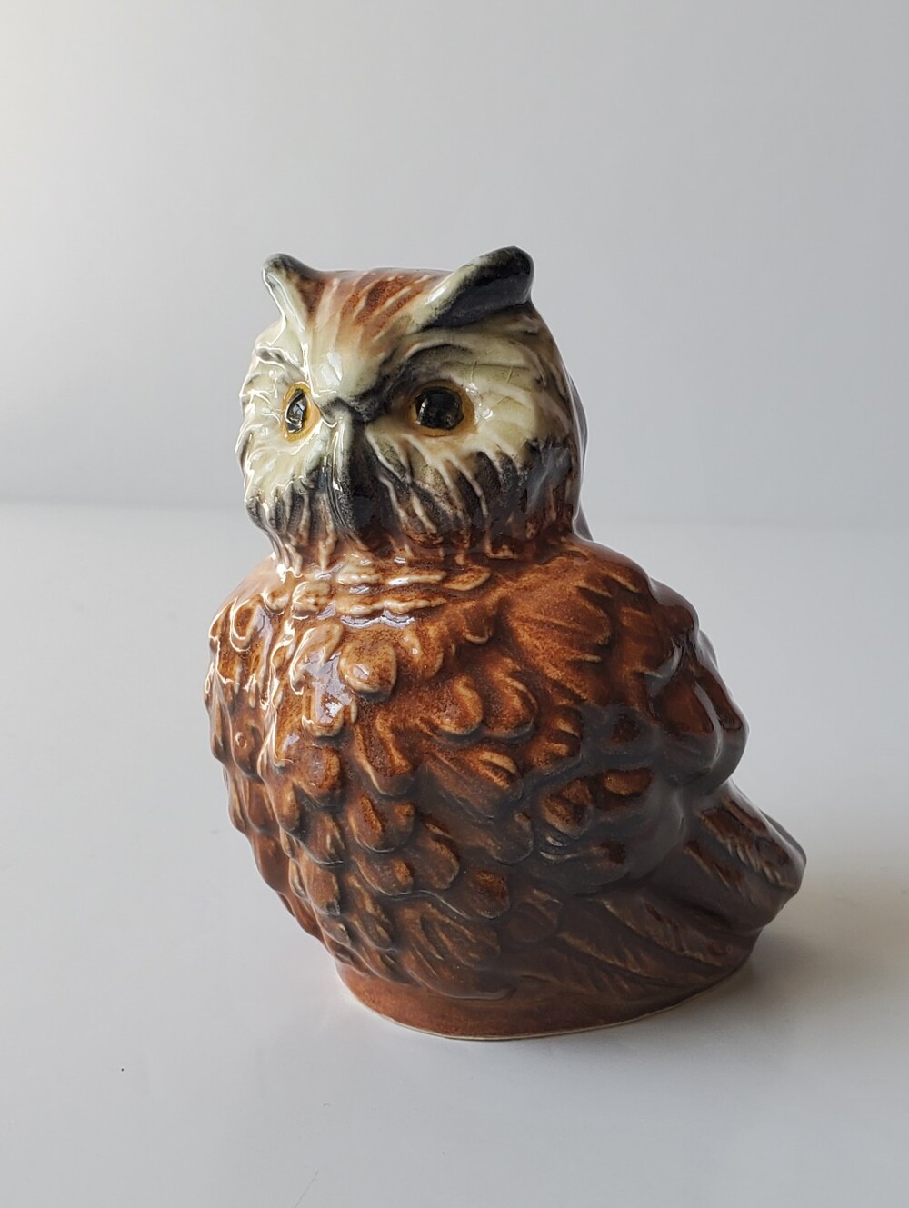 Vintage Goebel Porcelain Owl Figurine W Germany 1970s TMK5 38316-08